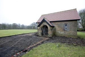 Buckle Lane chapel ground work February 18, 2011 